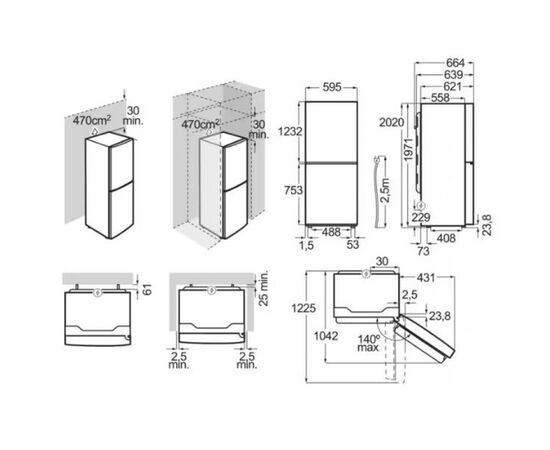  Холодильник ELECTROLUX ENT7MD36X 
