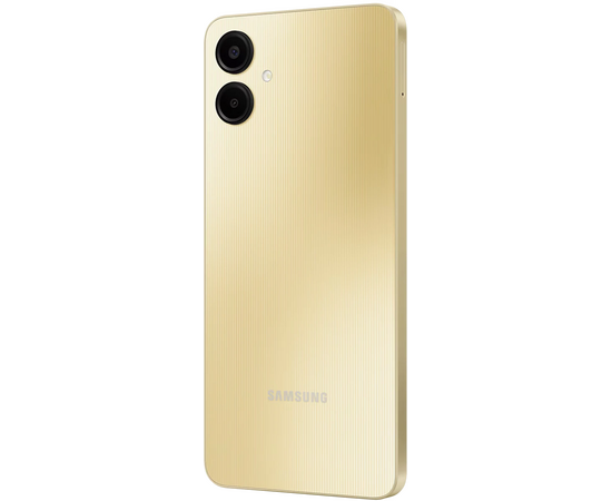  Смартфон Samsung Galaxy A06 SM-A065FZDHCAU 6/128Gb золотистый 3G 4G 2Sim 6.7" 720x1600 Android 14 50Mpix 802.11 a/b/g/n/ac GPS GSM900/1800 GSM190 