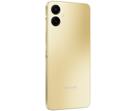  Смартфон Samsung Galaxy A06 SM-A065FZDHCAU 6/128Gb золотистый 3G 4G 2Sim 6.7" 720x1600 Android 14 50Mpix 802.11 a/b/g/n/ac GPS GSM900/1800 GSM190 