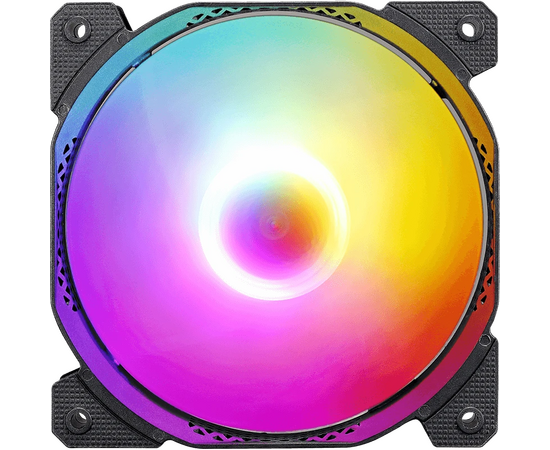  Вентилятор Formula Cosmic 14BK FR, RGB 140х140x25 черный 3-pin 4-pin (Molex) Ret 