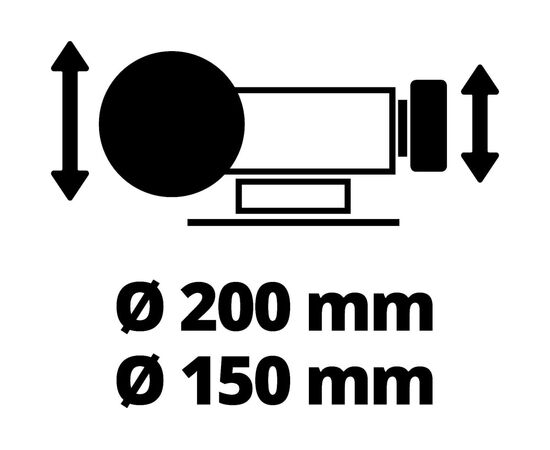  Точило EINHELL TC-WD 200/150 (4417242) 