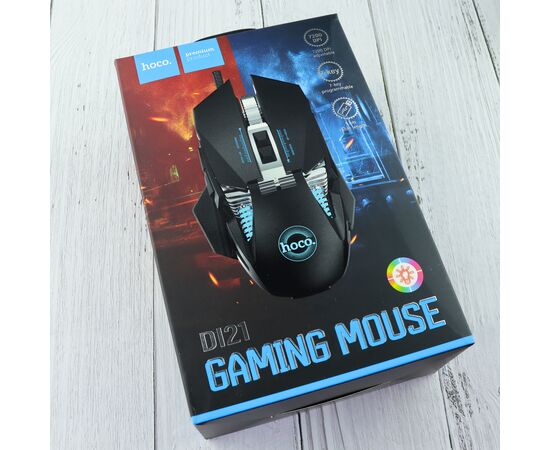  Мышь Hoco DI21 Cool Gaming Mouse USB 1.7 м чёрный 