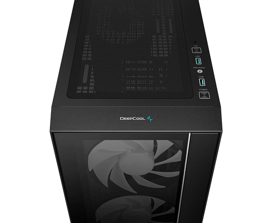  Корпус Deepcool Matrexx 55 V4 без БП, боковое окно (закаленное стекло), 3xARGB LED 140мм вентилятора спереди, 1xARGB LED 120мм вентилятор сзади, черны 