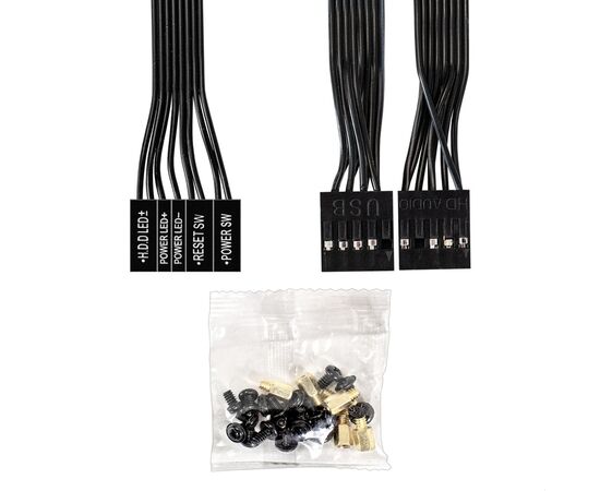  Корпус EXEGATE BAA-408 EX298151RUS Minitower mATX W/PSU 2хUSB HD Audio черный 
