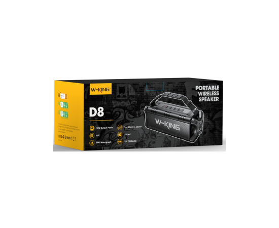  Портативная колонка W-King D8 (черный) 