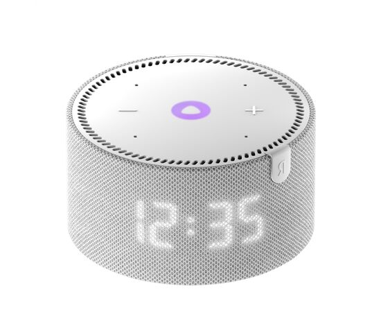  Яндекс Станция Мини 2.1 с часами YNDX-00020G (серый опал) 